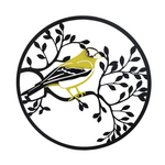 Koppers Home Metal Goldfinch Circle 22.5"