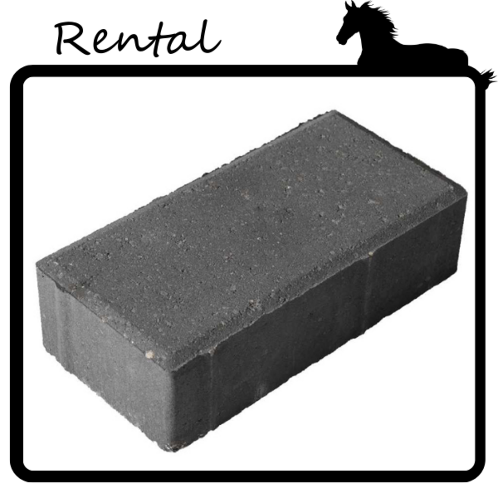 Rental - Brick 4 x 8 x 2 - ea