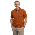 Point Zero Short Sleeve Piqué Texture Polo Shirt