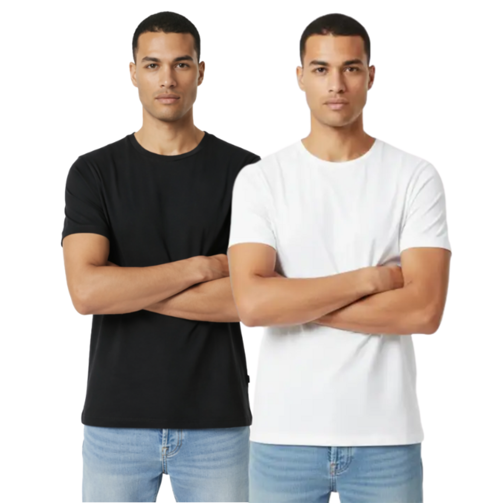 Point Zero Point Zero - Solid Color Crewneck T-Shirt