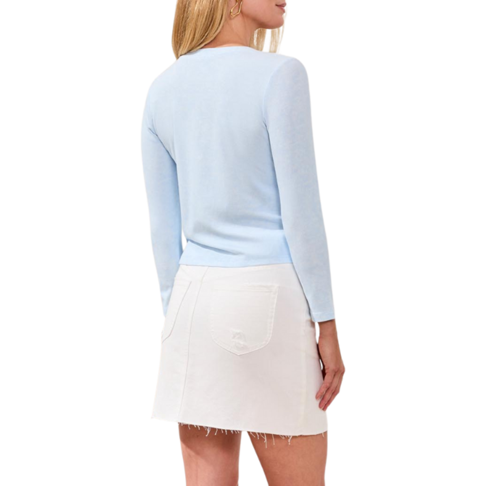 Tribal Tribal - Button Front Knit Cardi w/ Combo Placket