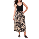 Tribal Sleeveless Twofer Dress