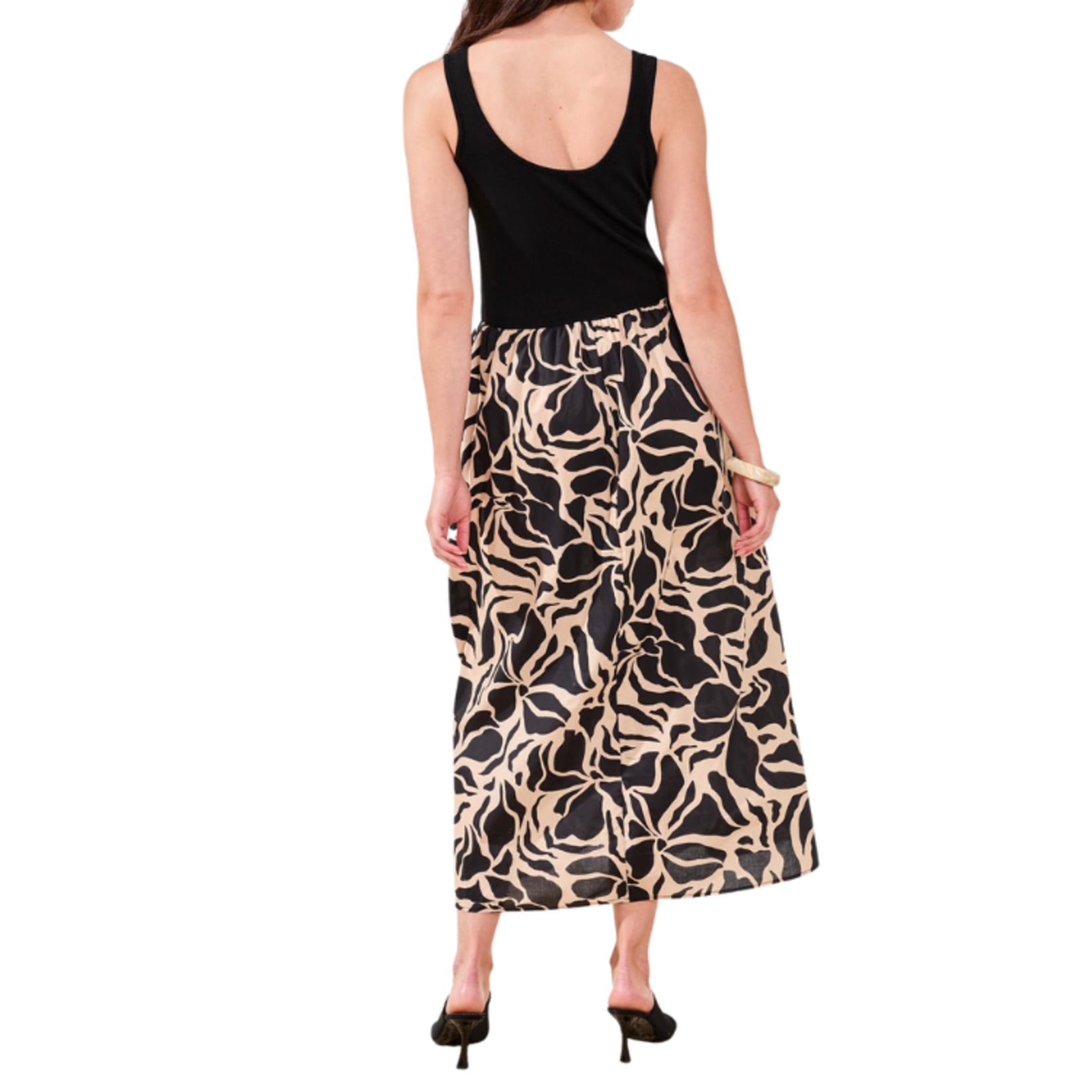 Tribal Tribal - Sleeveless Twofer Dress