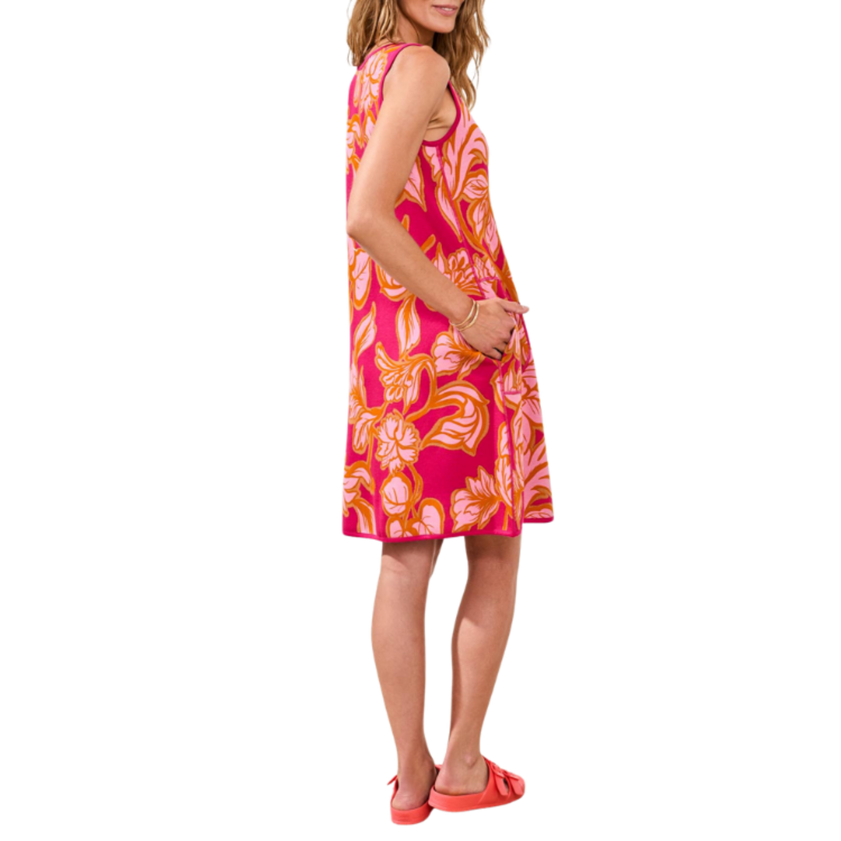 Tribal Tribal - Reversible A-Line Dress w/ Pockets