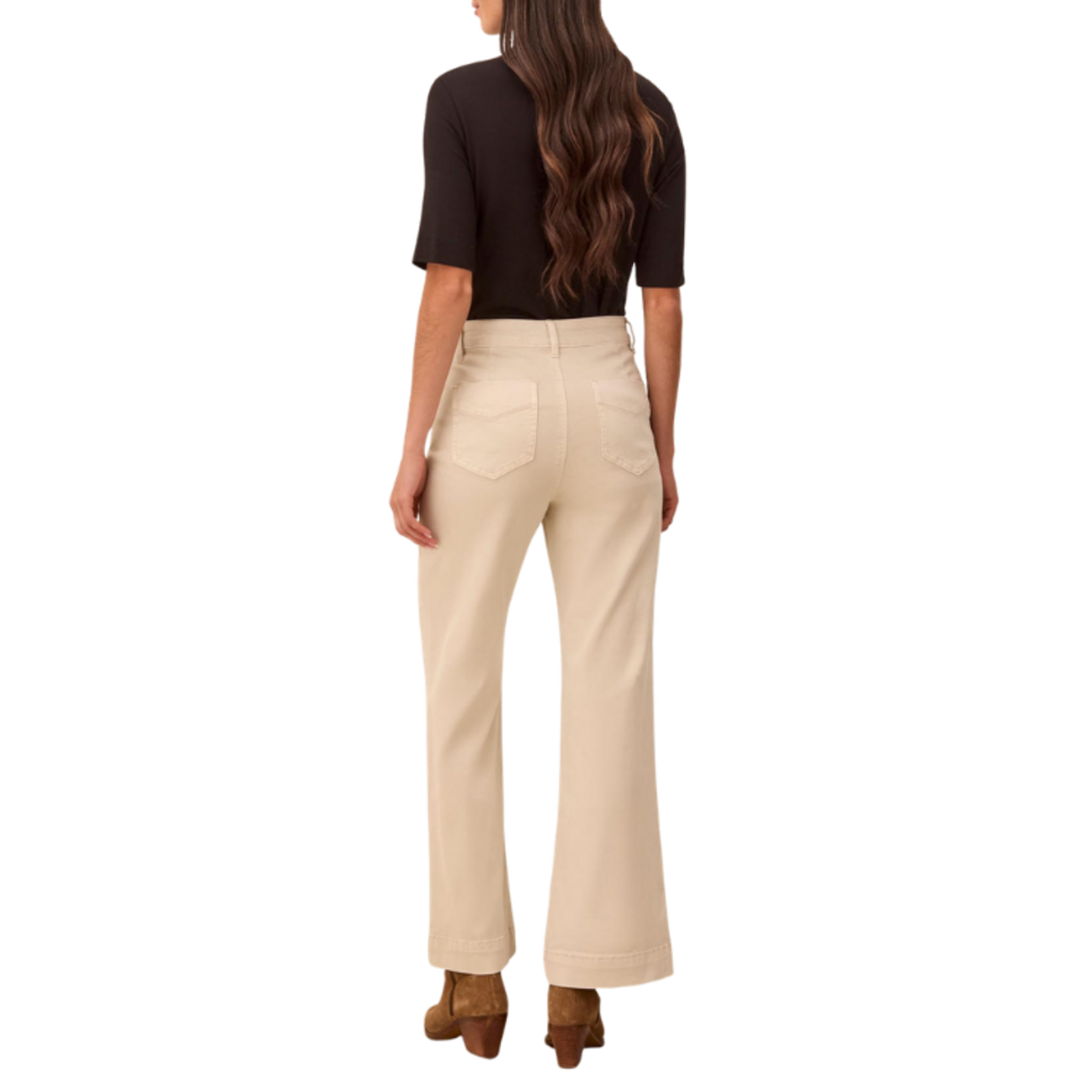 Tribal Tribal - Comfort Stretch Fly Front Wide Leg Pants