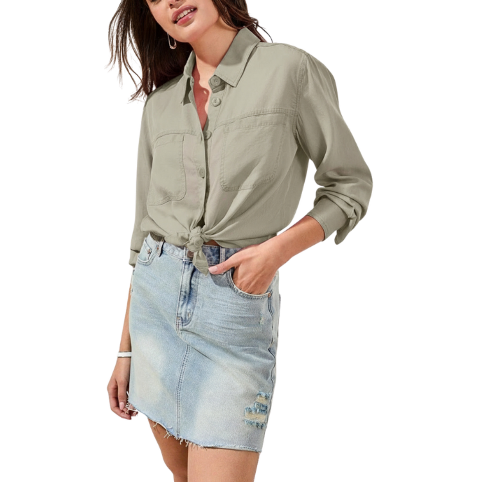 Tribal Tribal - Flowy Overshirt