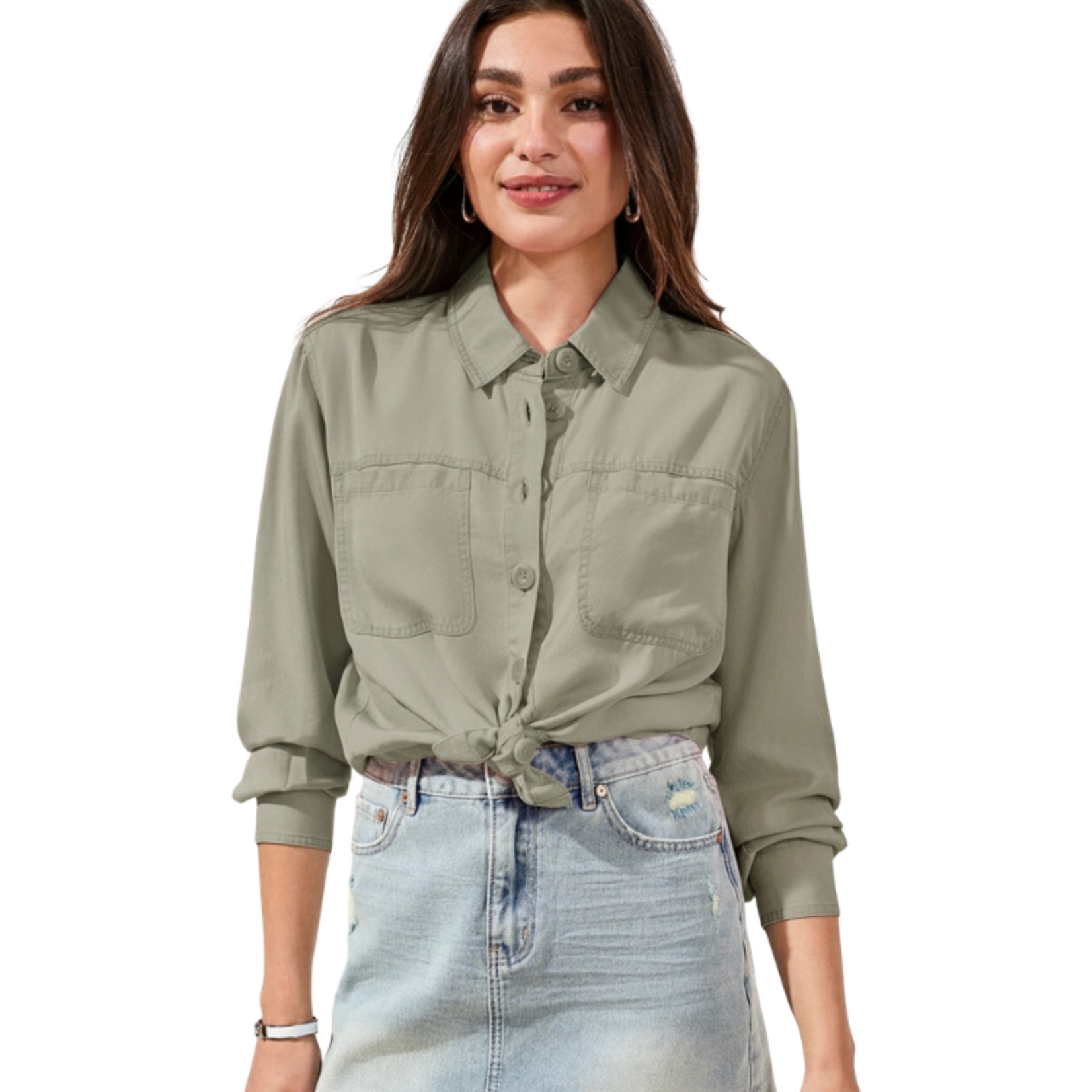 Tribal Tribal - Flowy Overshirt