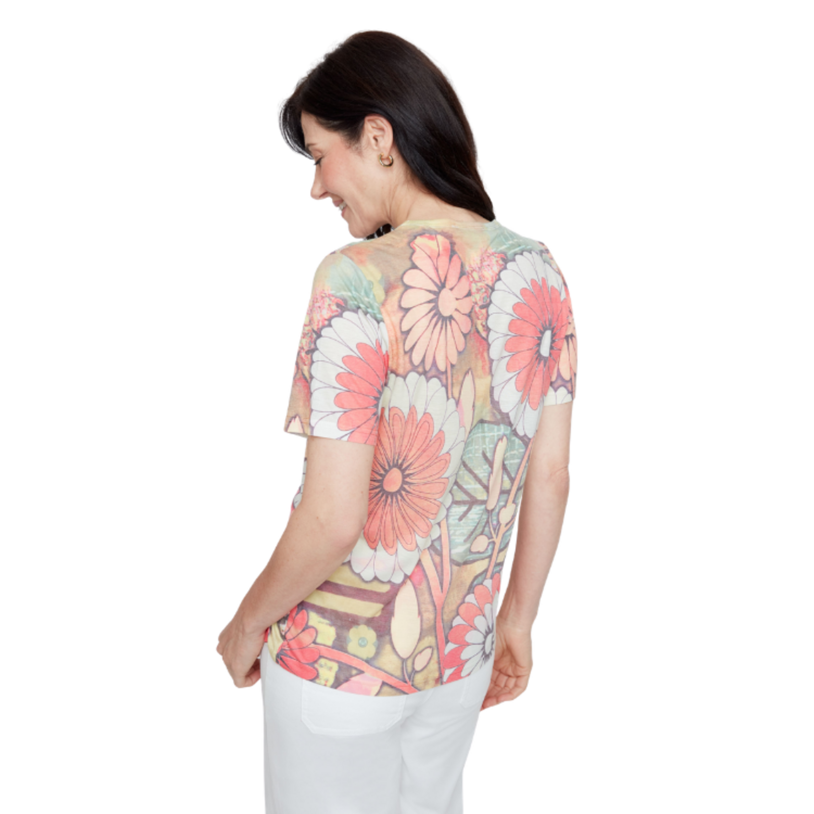 Renuar Renuar - Floral Print Tee