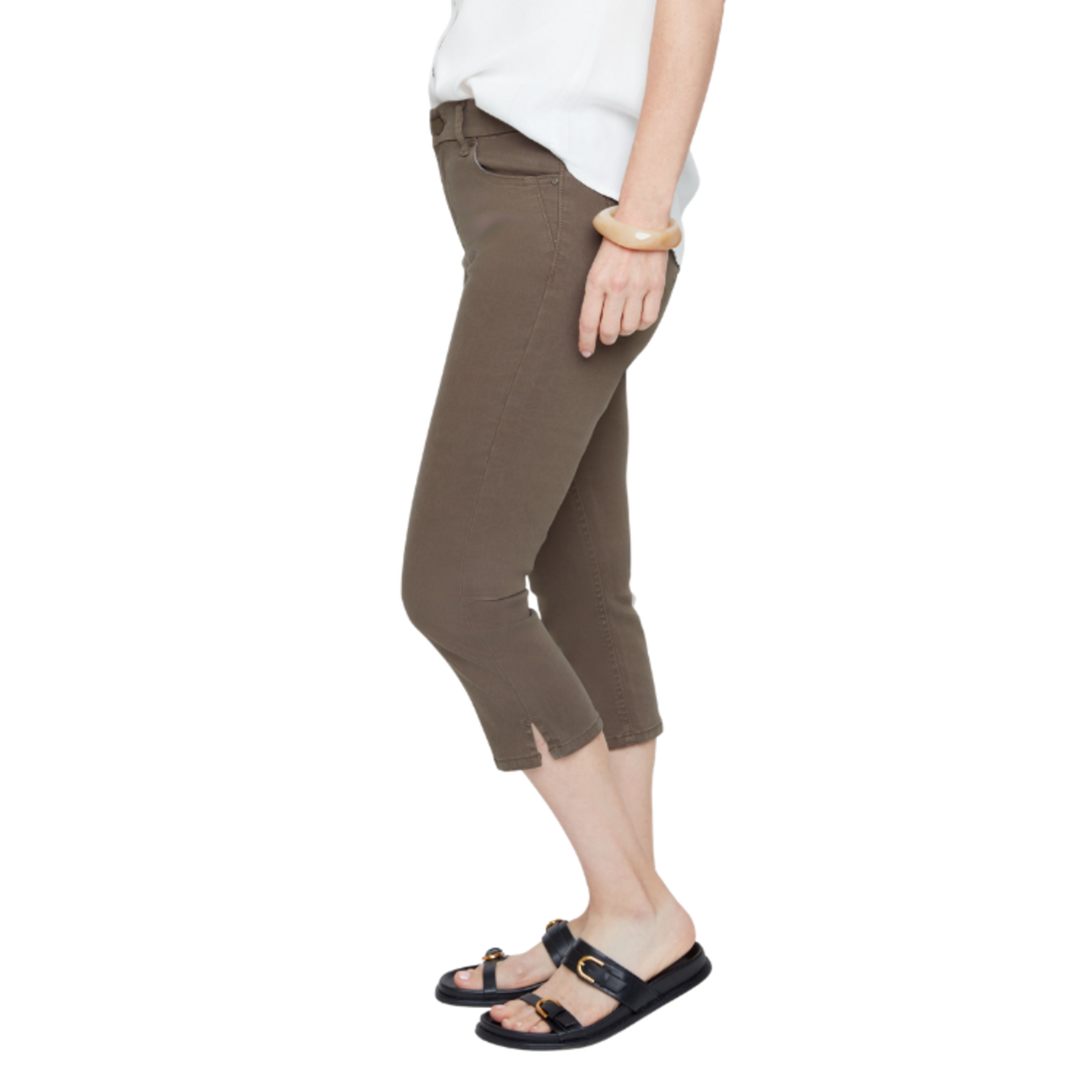 Renuar Renuar - Luxe Tencel 5 Pocket Capri w/ Luxe Stretch Waistband