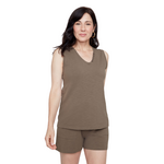 Renuar Cotton Comfort Sleeveless V-Neck Tee