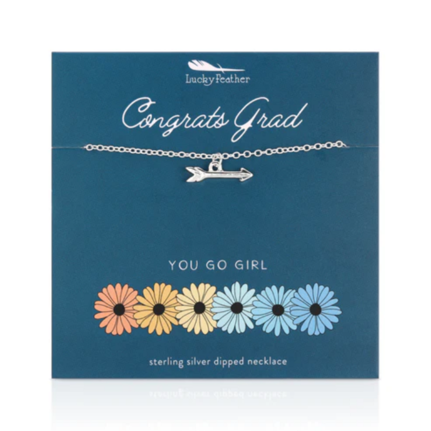 Sweet Celebration Necklace - Congrats Grad "You go Girl"