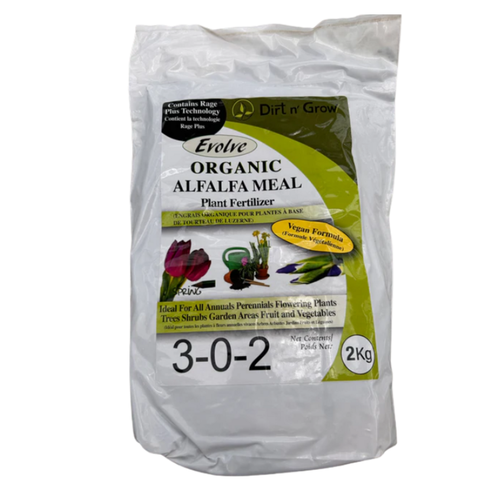 Evolve Evolve - Organic Alfalfa Meal w/ Rage Plus - 3-0-2