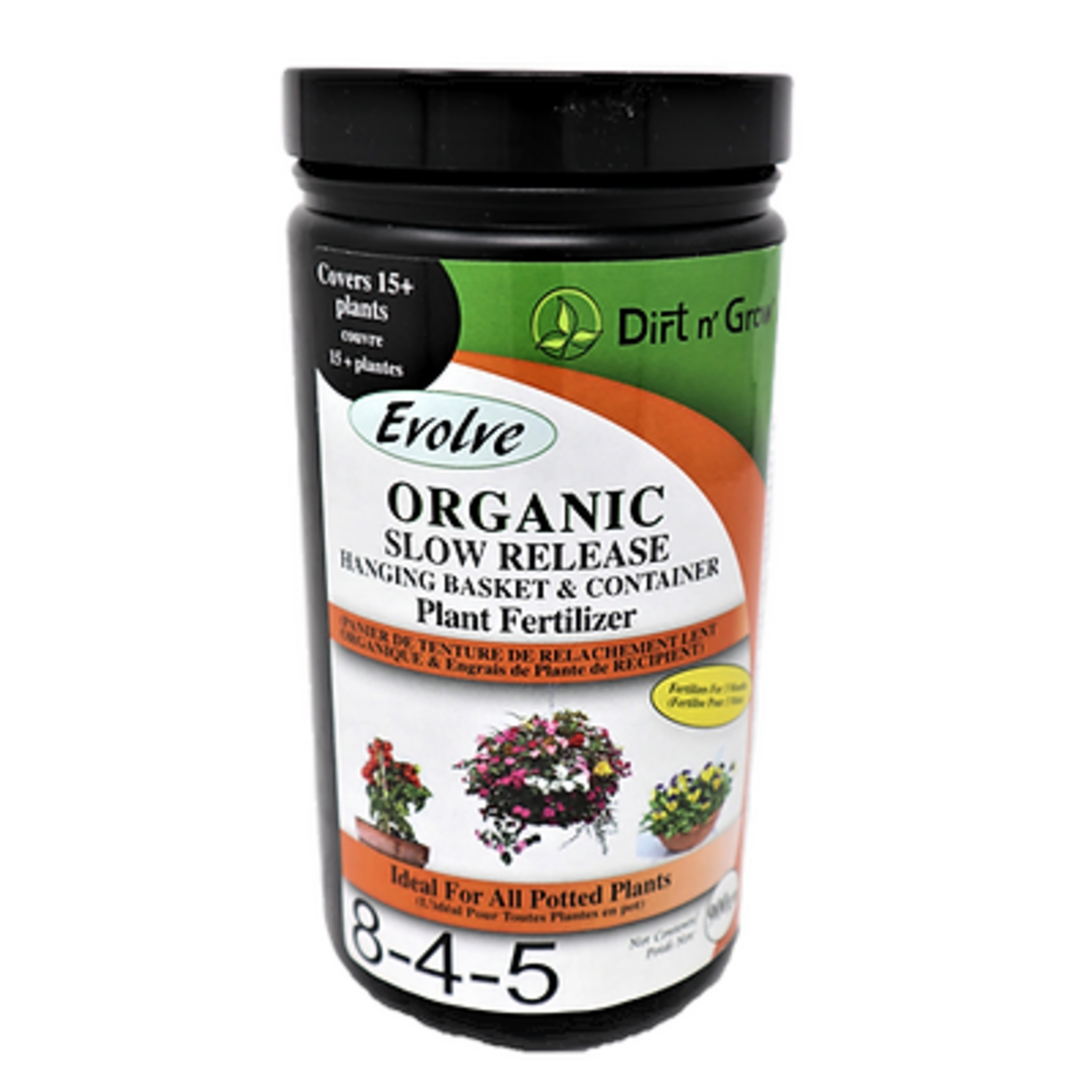 Evolve Evolve - Organic Slow Release Hanging Basket & Container - 8-4-5
