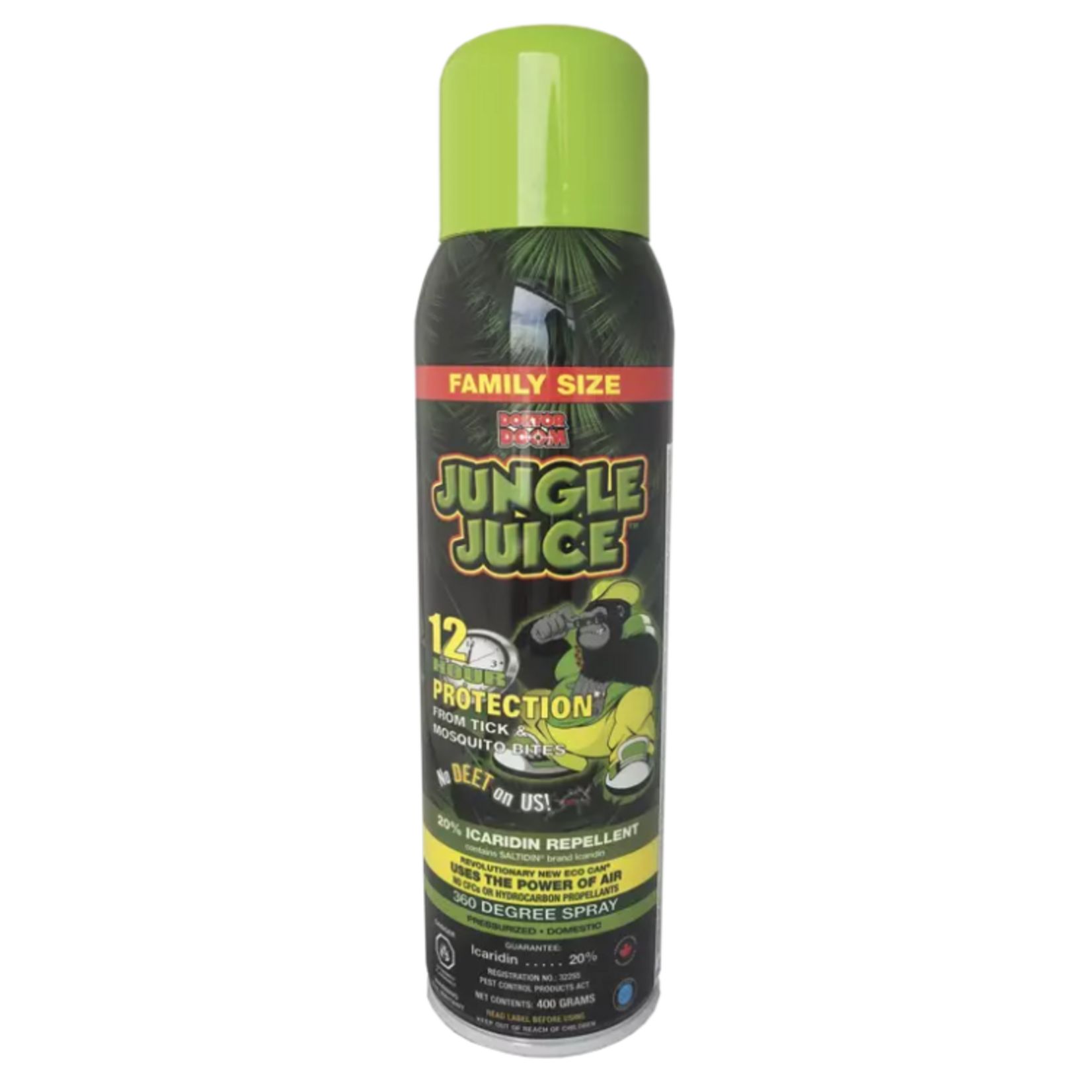 Doktor Doom Dr. Doom - Jungle Juice Deet Free Tick & Mosquito Repel Family Size 400g