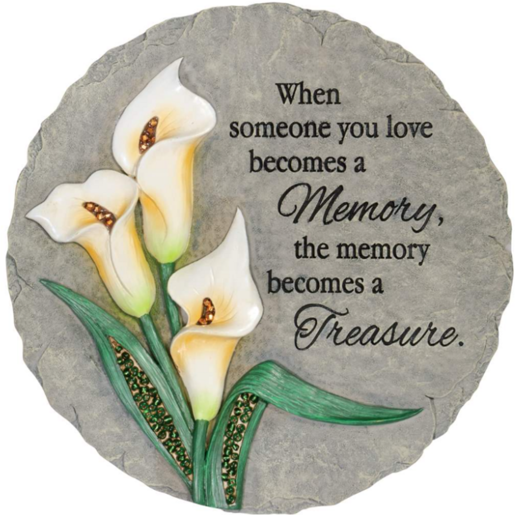 Edenborough “When Someone You Love Becomes a Memory” Decorative Stepping Stone – 9.25"