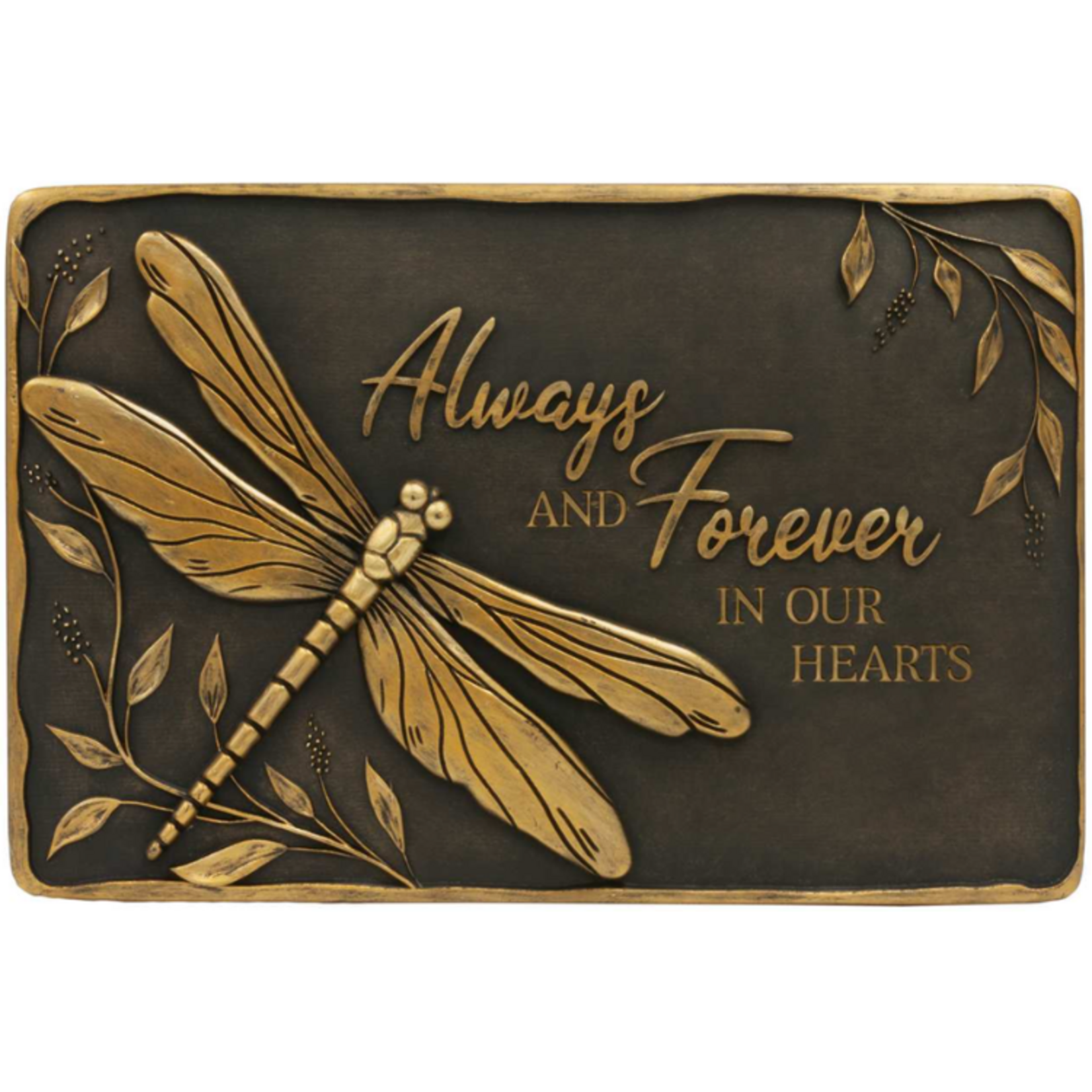 Edenborough “Always & Forever” Memorial Garden Stone – 12" x 8"