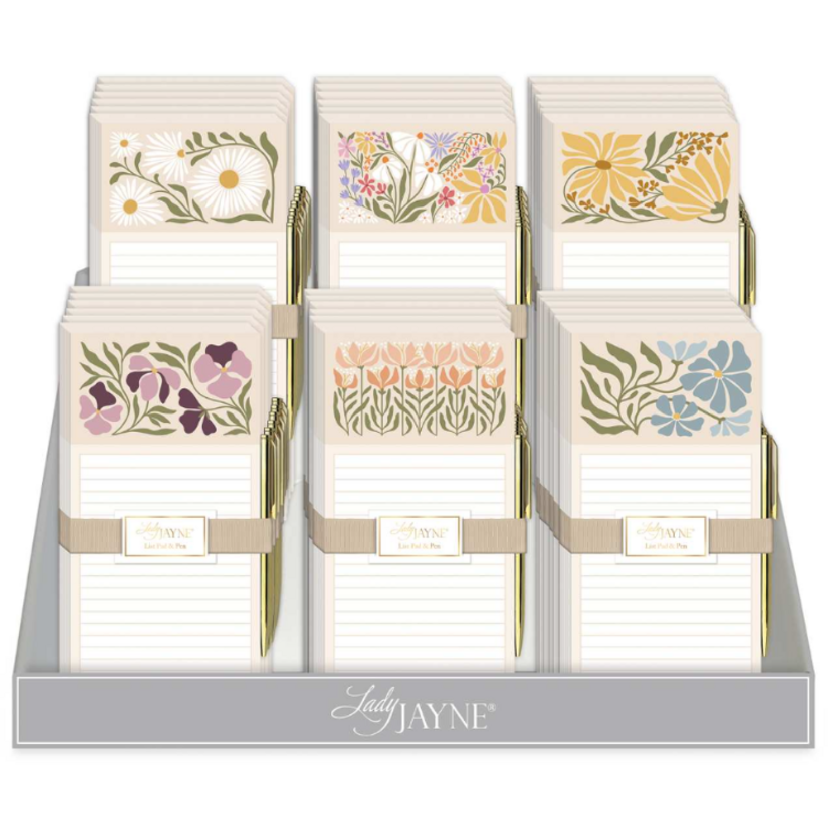 Edenborough Magnetic Listpad Flower Market - Assorted