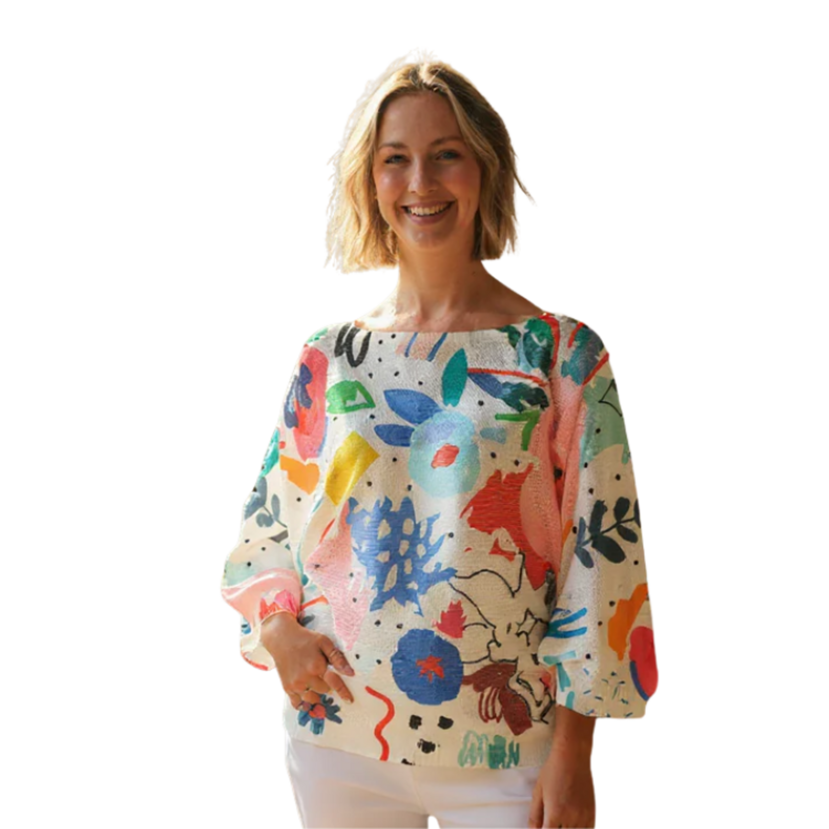 Catherine Lilywhites - Abstract Print Top