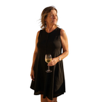 Sleeveless Linen Bias Dress