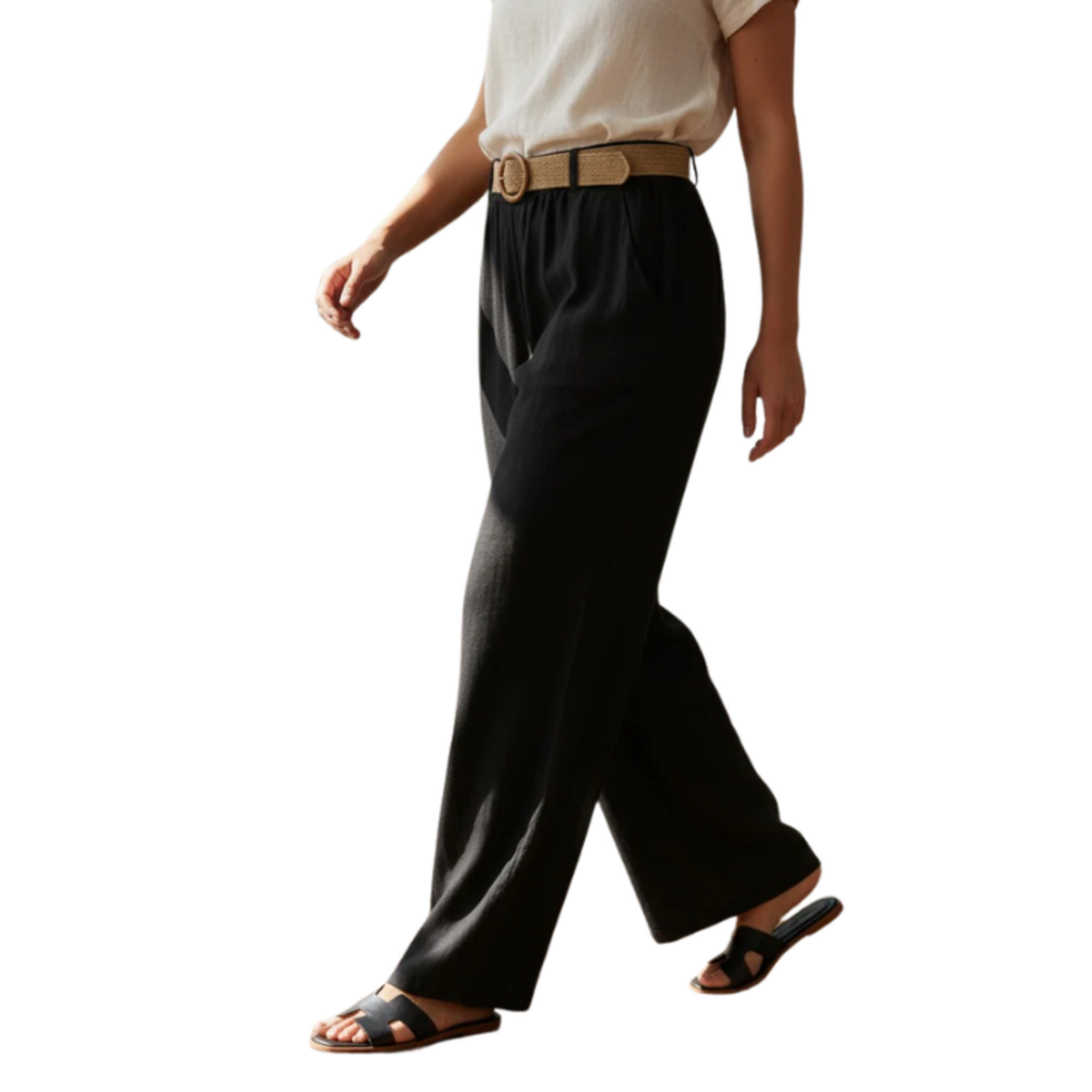 Catherine Lilywhites - Linen Pant w/ Belt