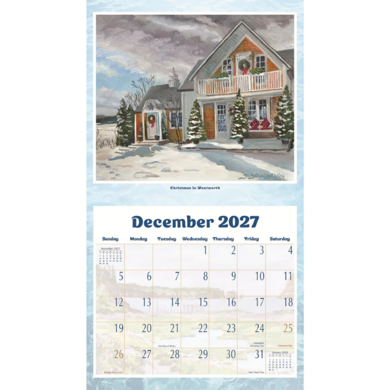 Pine Ridge Art Pine Ridge 2027 Calendar - Maritime Moments