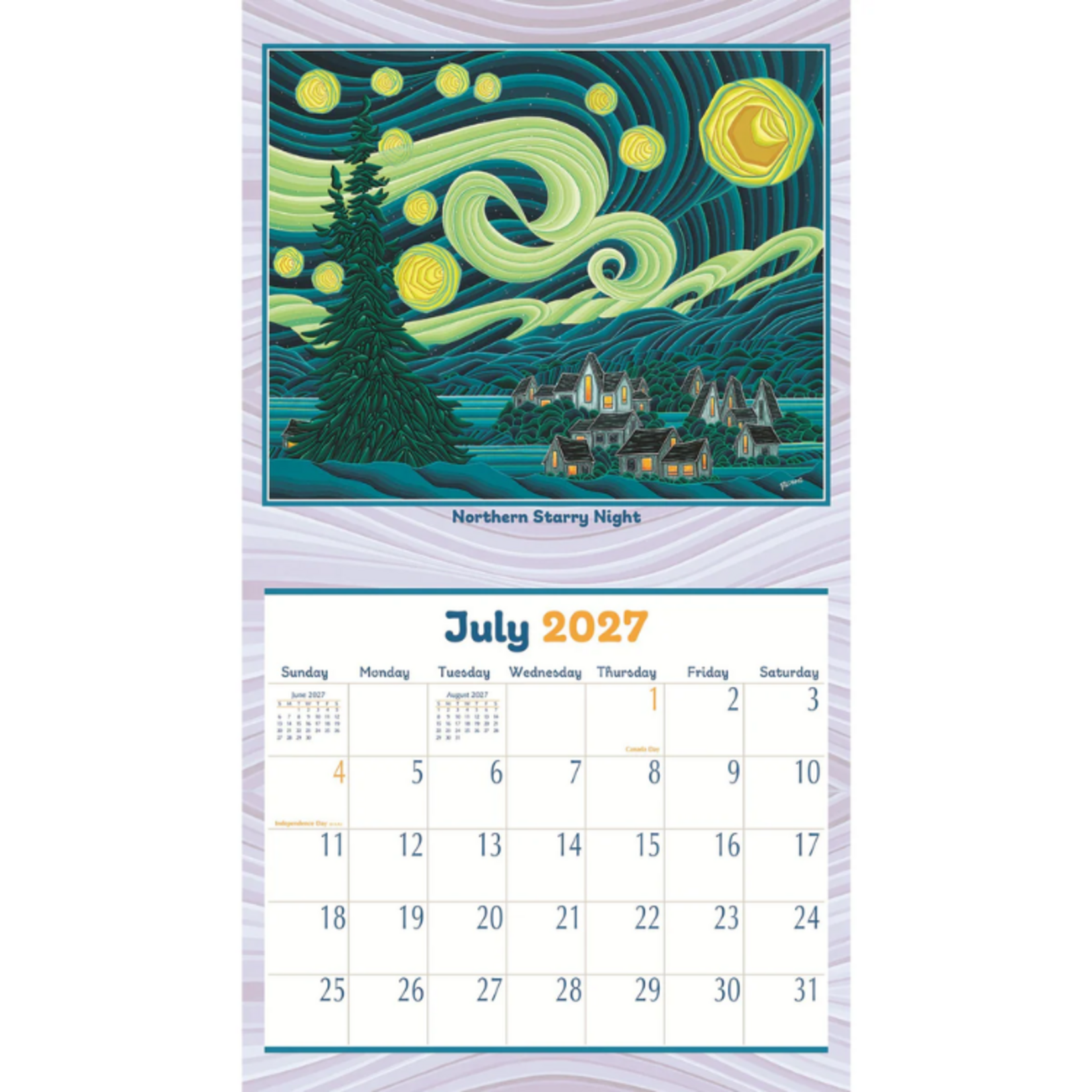 Pine Ridge Art Pine Ridge 2027 Calendar - Quiet Places