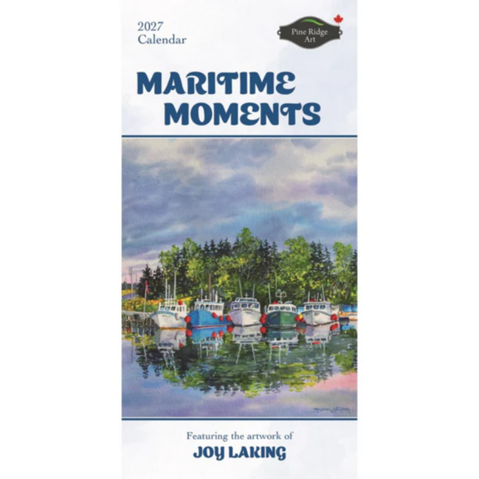 Pine Ridge Art Pine Ridge 2027 Vertical Calendar - Maritime Moments
