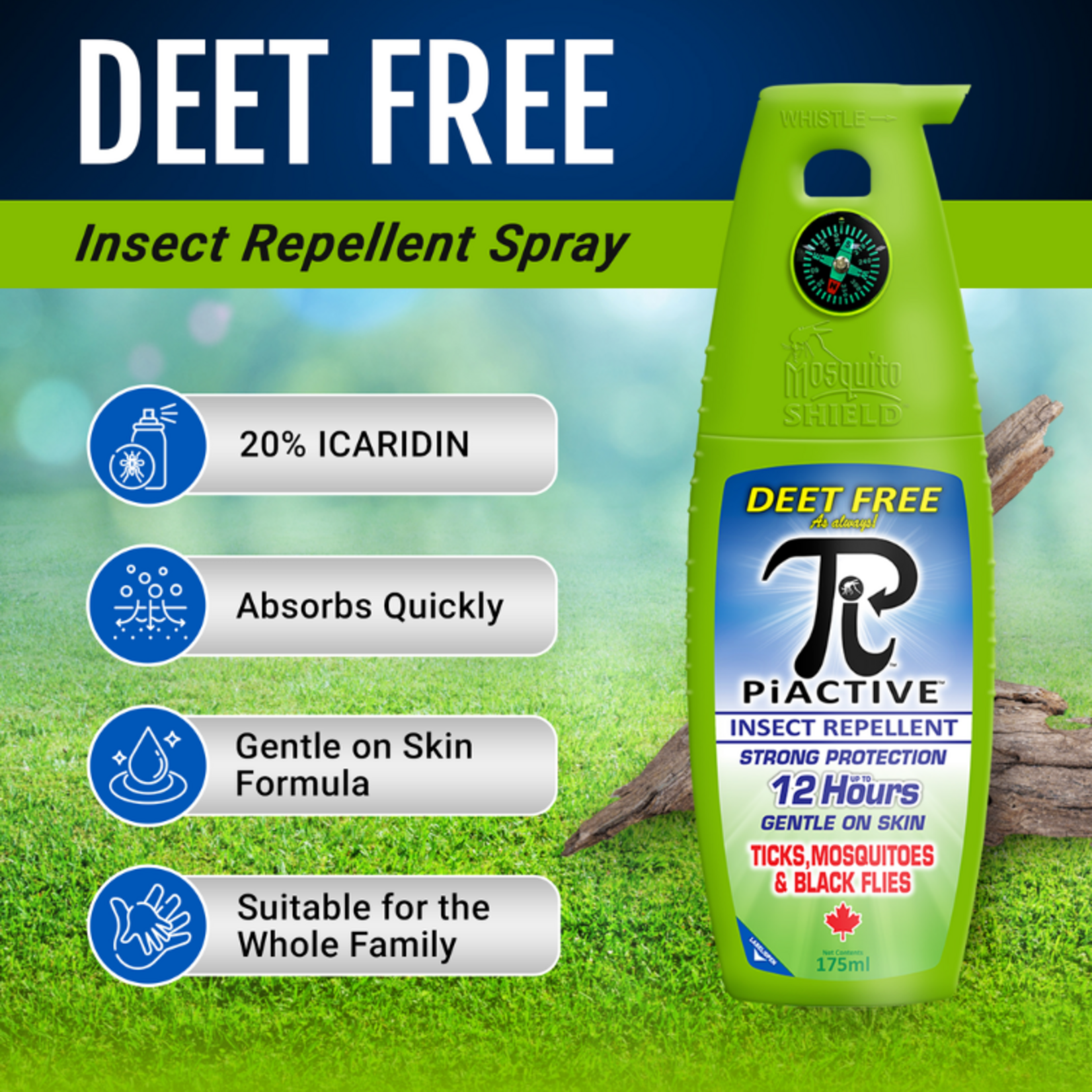 PiACTIVE PiACTIVE Insect Repellent 175ml