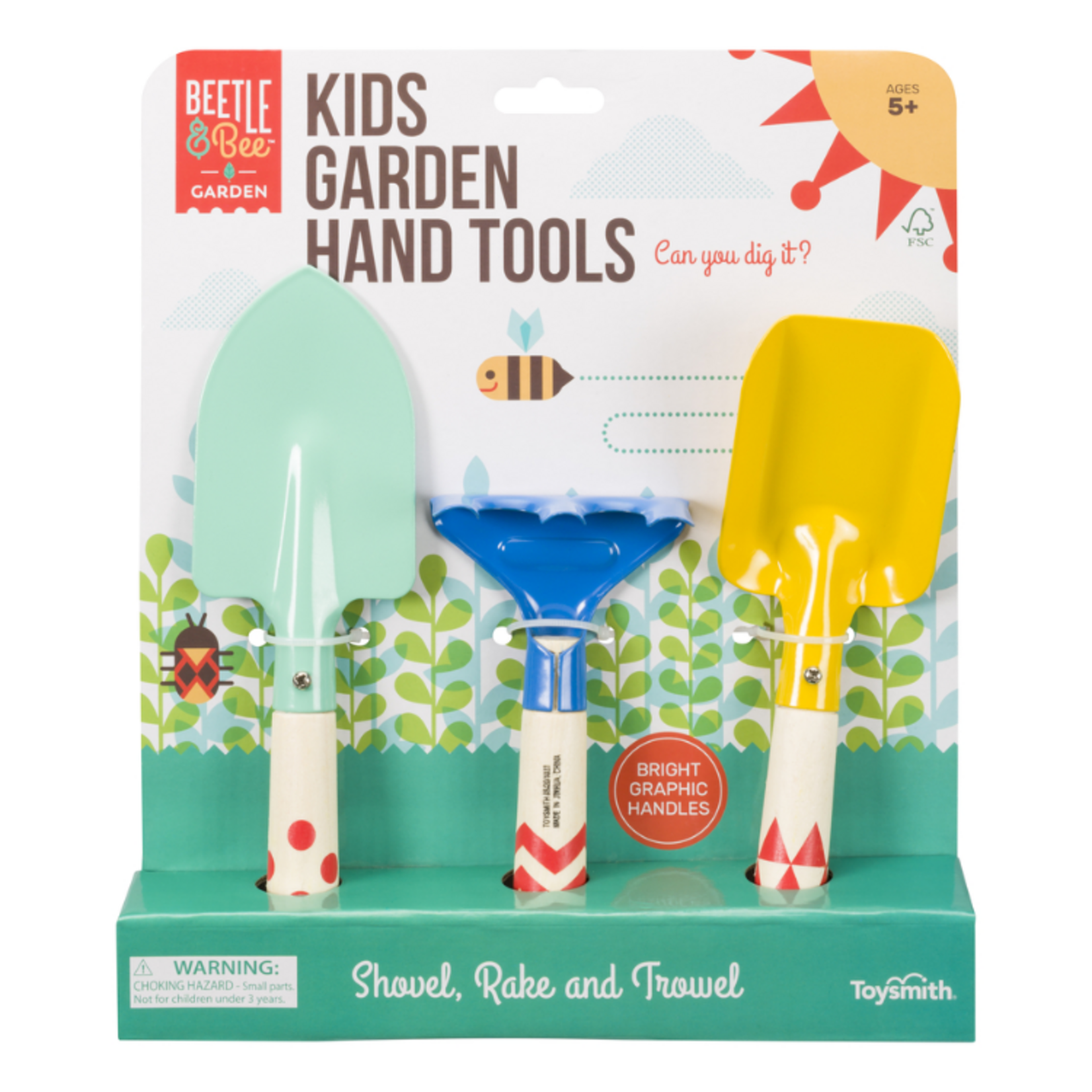 Beetle & Bee Kids Garden Hand Tools