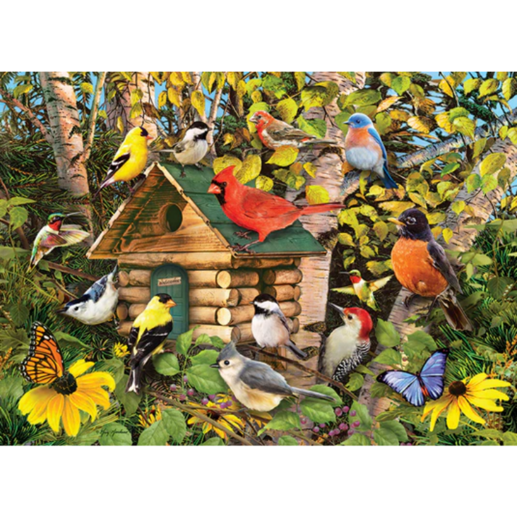 Cobble Hill Cobble Hill - 1000pcs - Bird Cabin