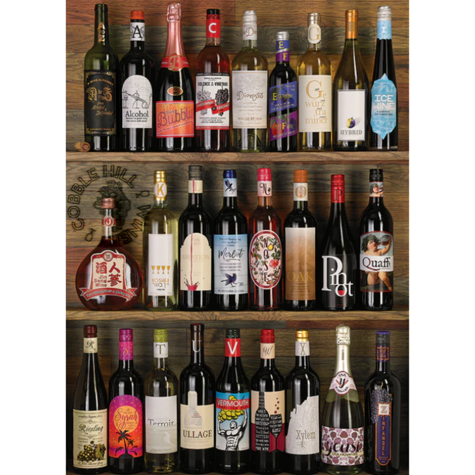 Cobble Hill Cobble Hill - 1000pcs - Wine Alphabet