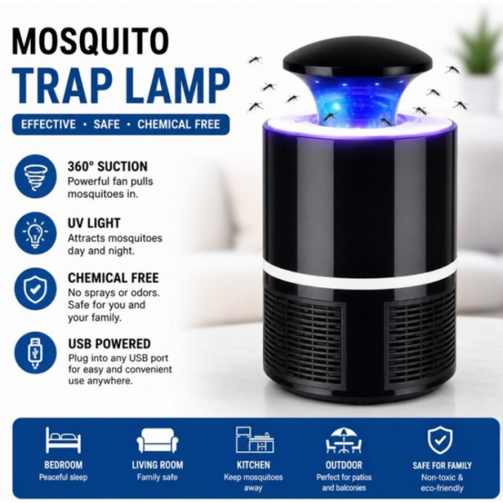 As Seen on TV USB Mosquito Trap
