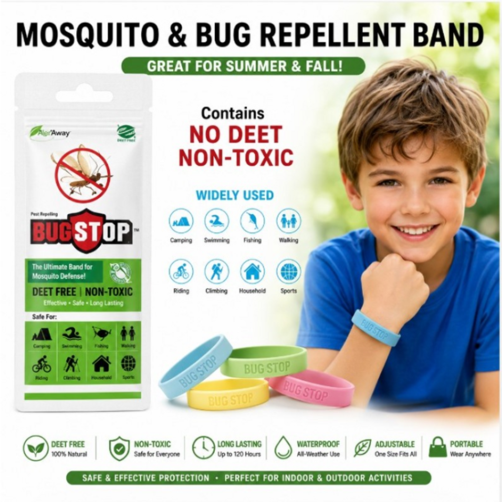 BugStop Mosquito Repellent Band