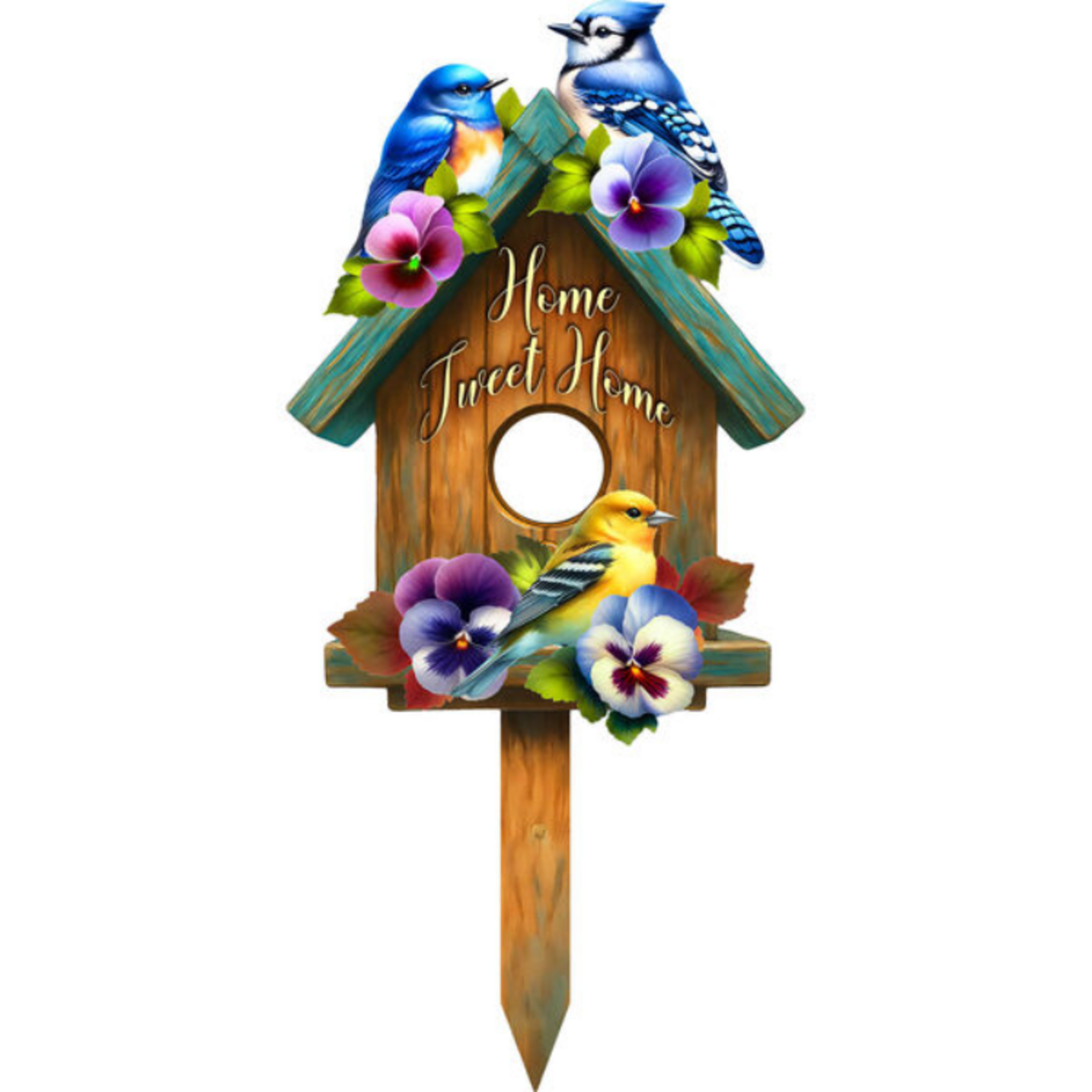 Home Tweet Home Plant Stake