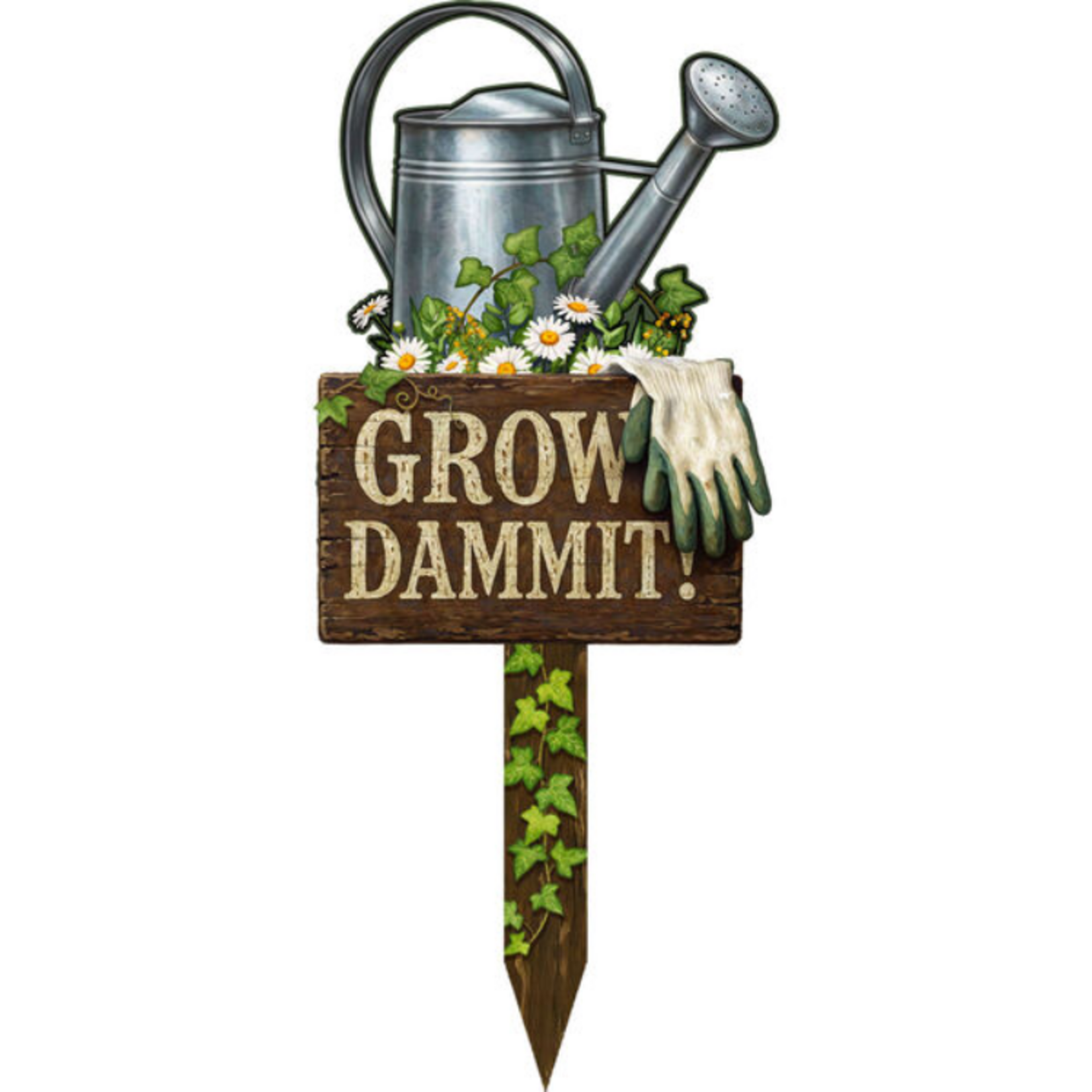 Grow Dammit Plant Stake