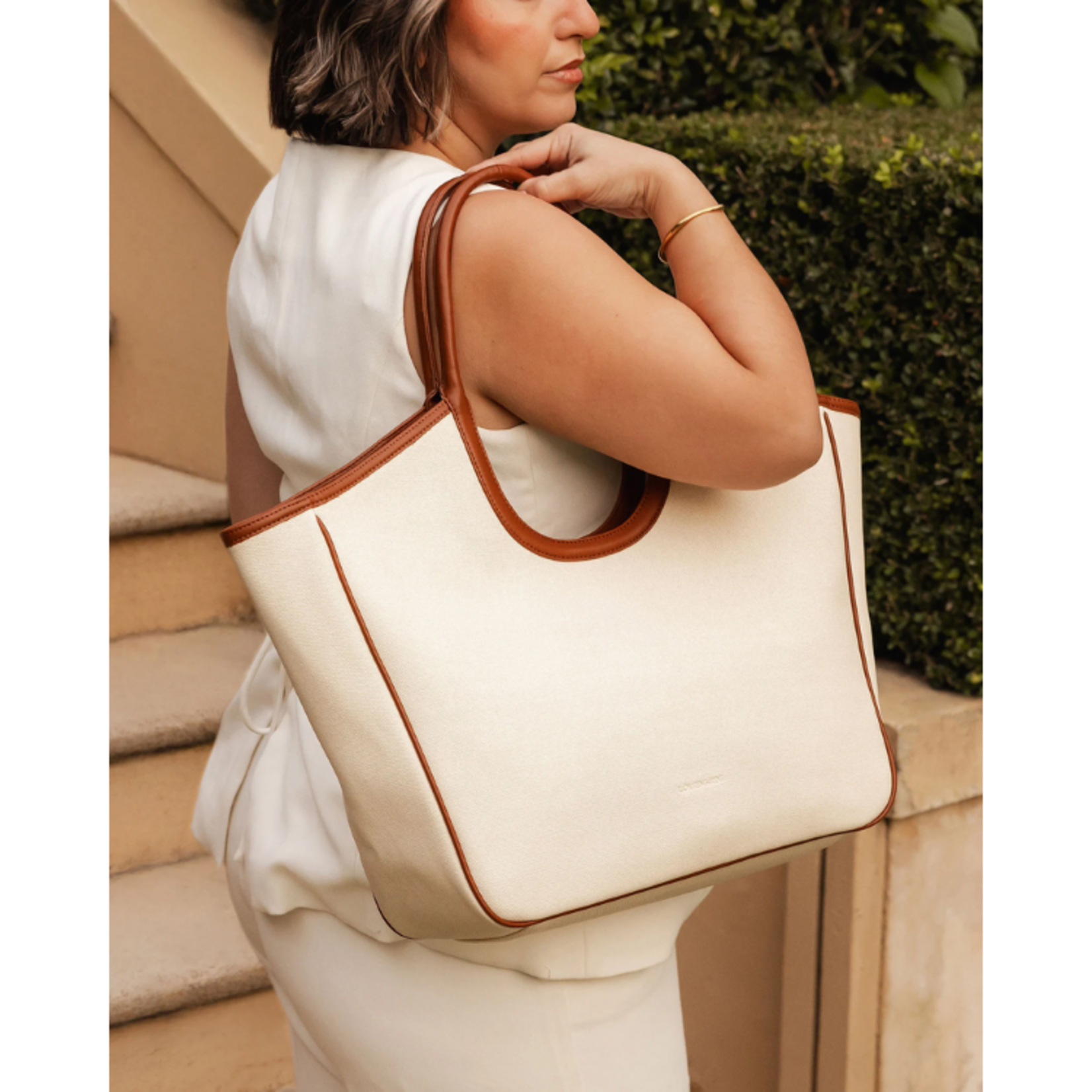 Louenhide Louenhide - Alexandra Tote Bag - Canvas Tan