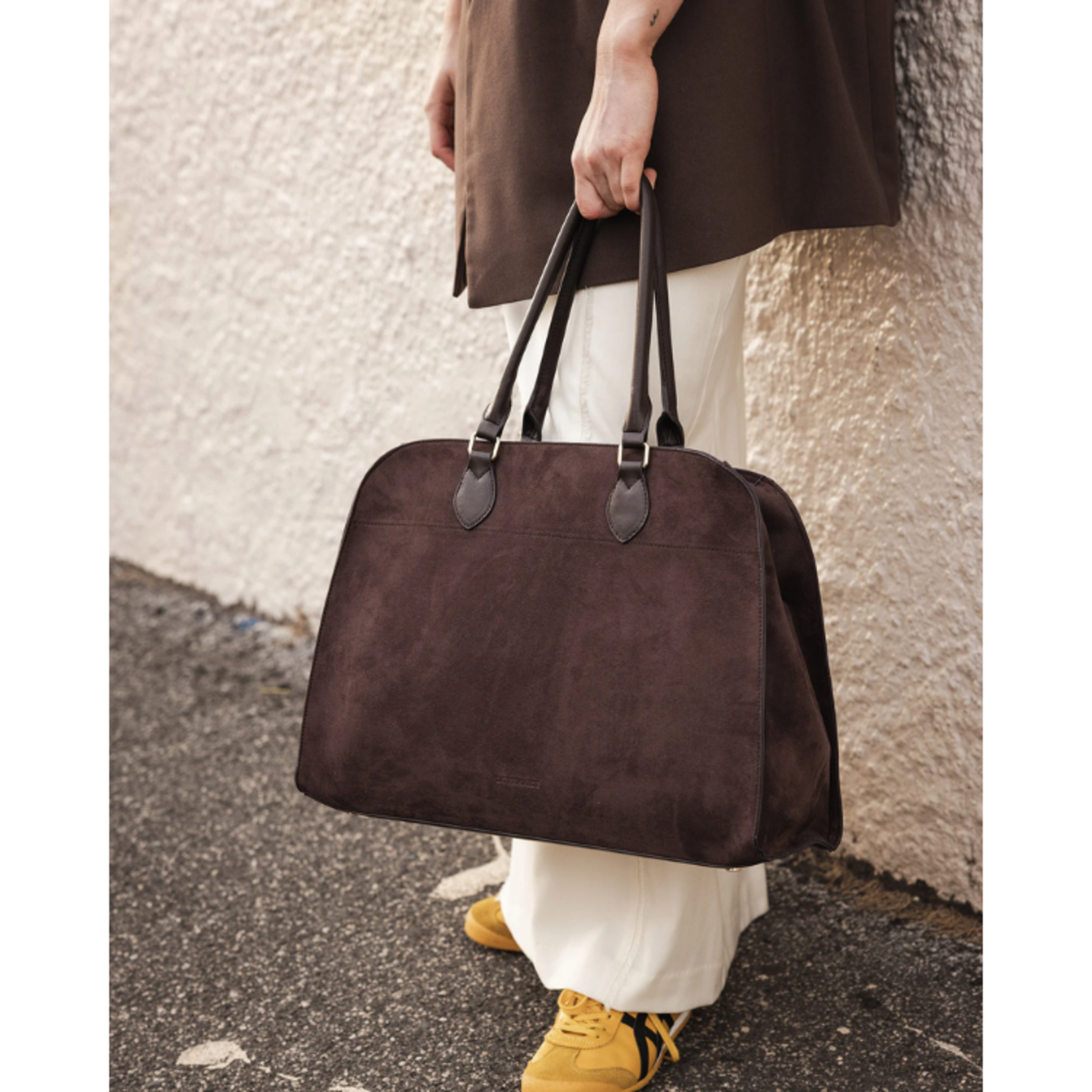 Louenhide Louenhide - Blaire Tote Bag - Suede Chocolate