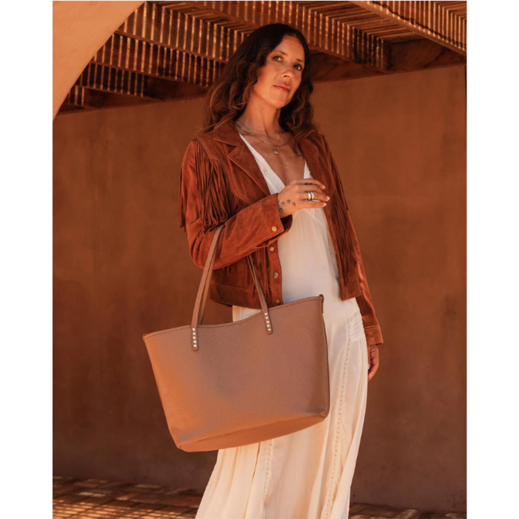 Louenhide Louenhide - Jackson Tote Bag - Caramel
