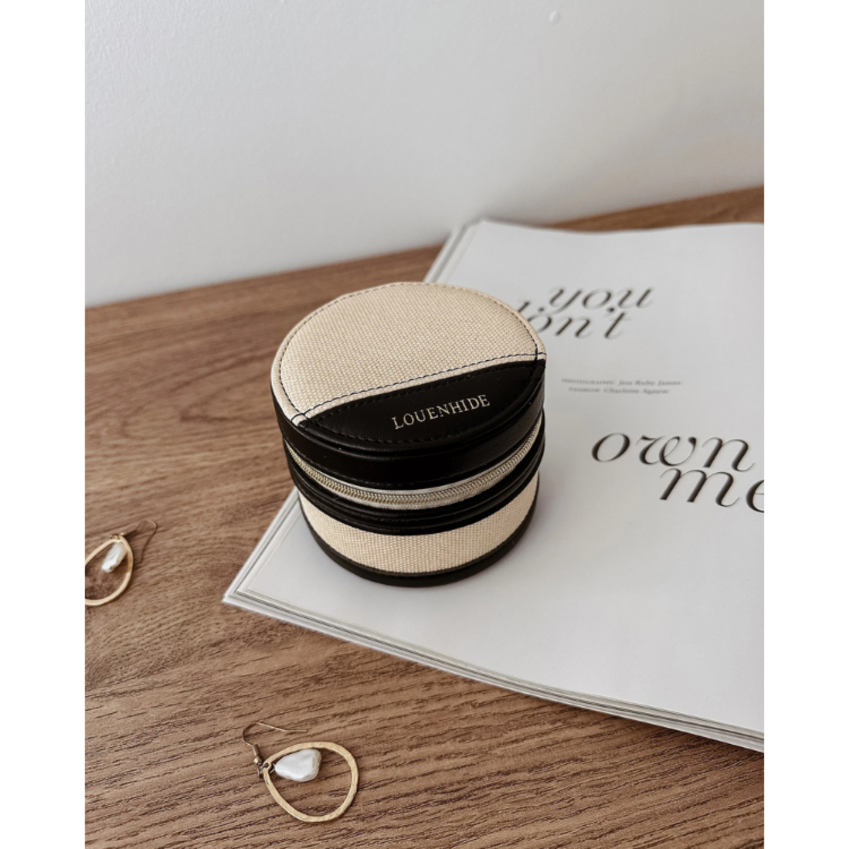 Louenhide Louenhide - Loz Jewelry Box - Canvas Black