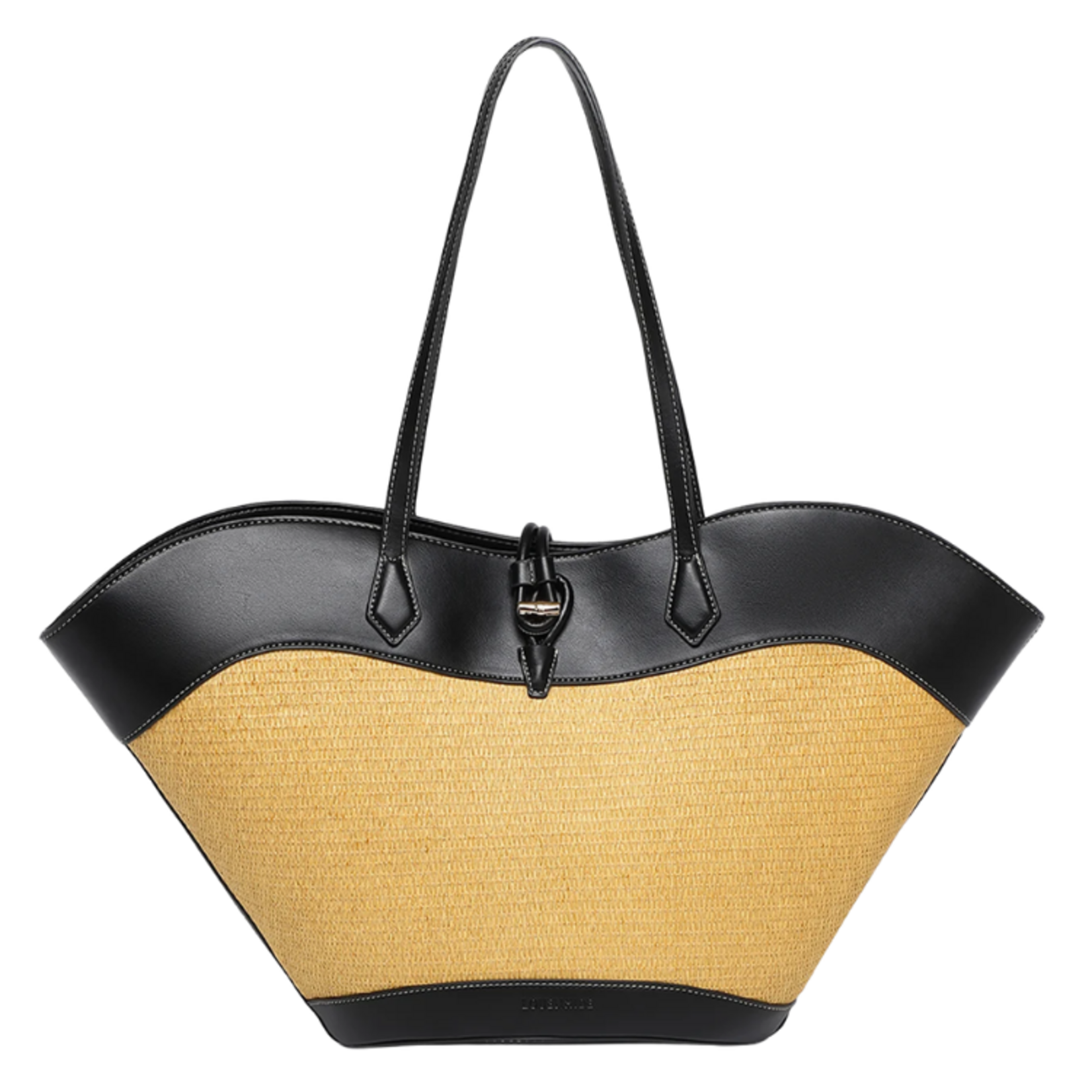 Louenhide Louenhide - Malta Tote Bag - Raffia Black
