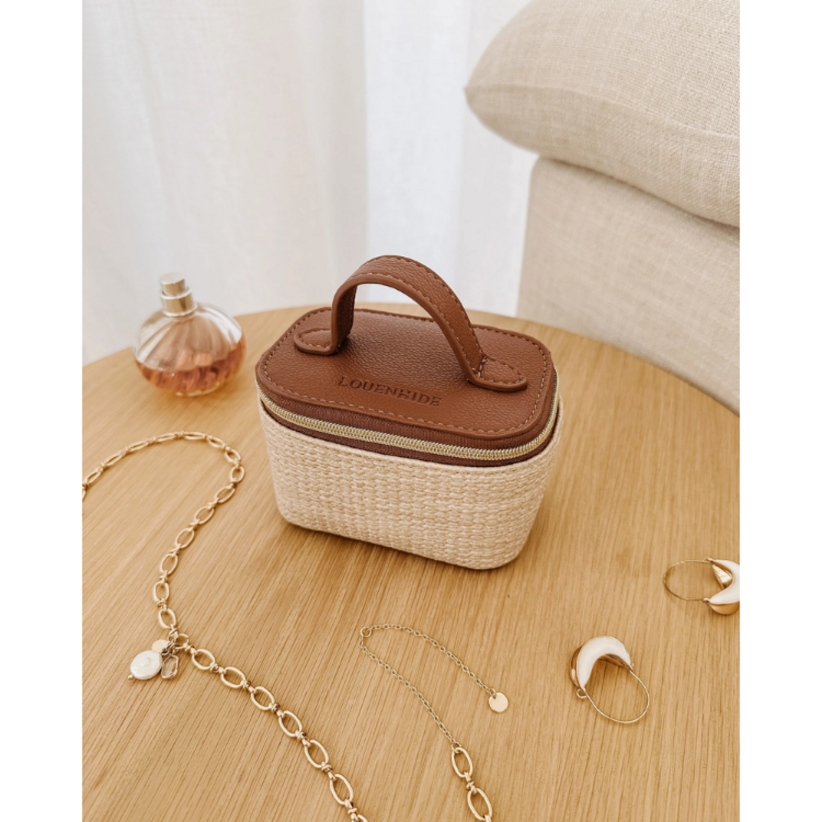Louenhide Louenhide - Trudy Jewelry Box - Natural Tan