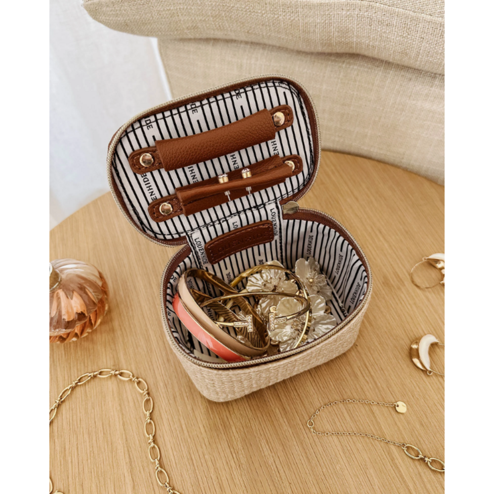 Louenhide Louenhide - Trudy Jewelry Box - Natural Tan
