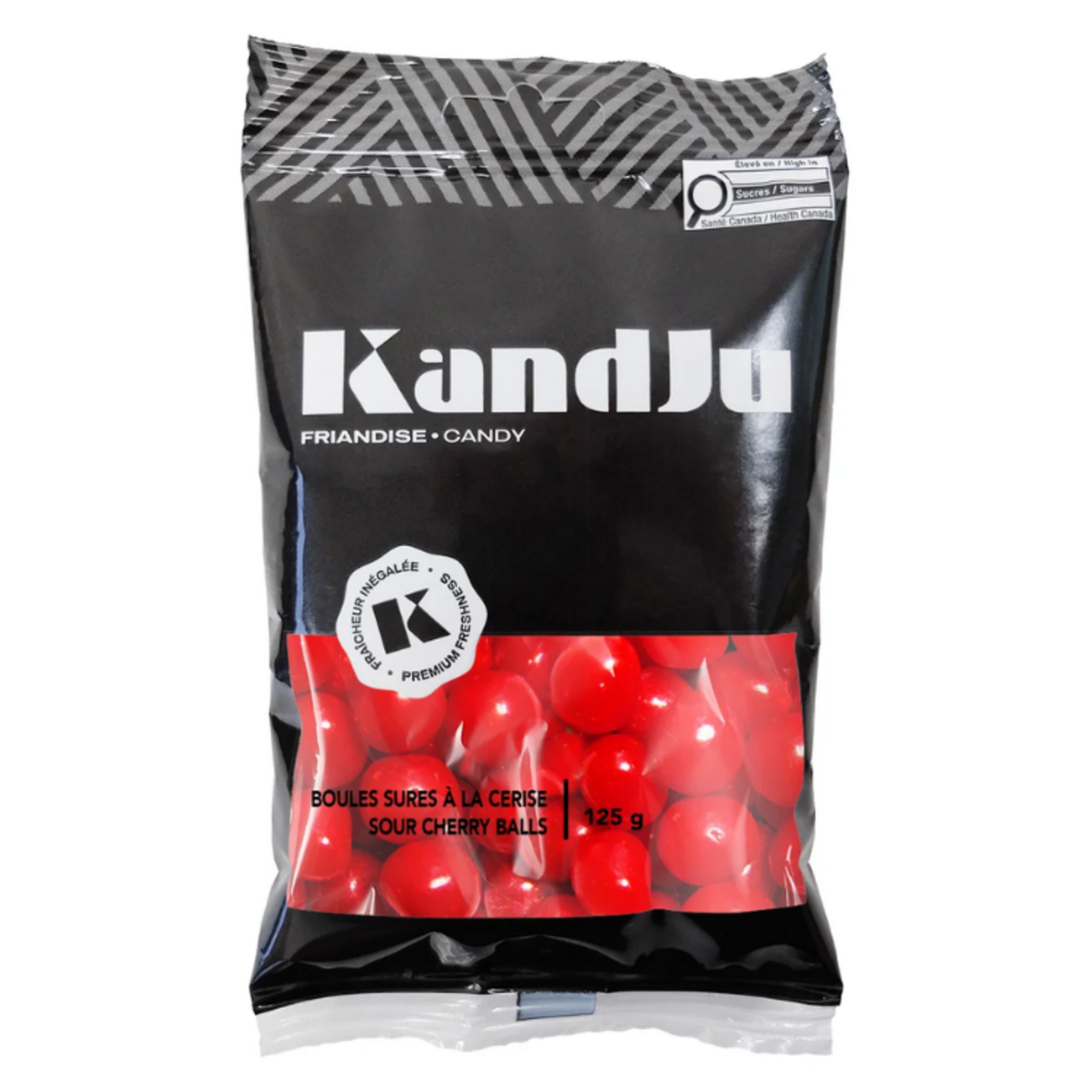 KandJu 125g Bag Sour Cherry Balls Gummy
