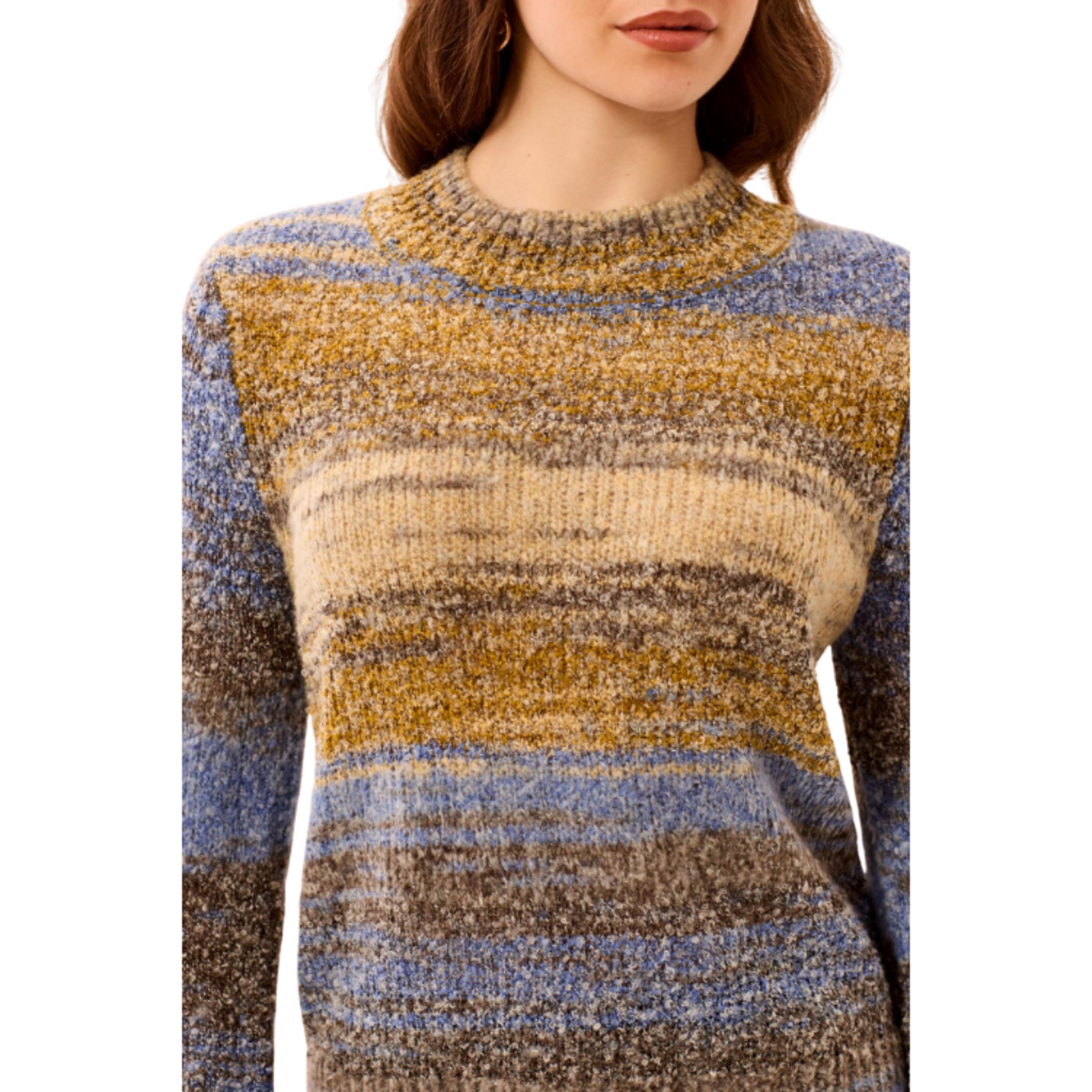 Tribal Tribal - Long-Sleeve Mock Neck  Sweater
