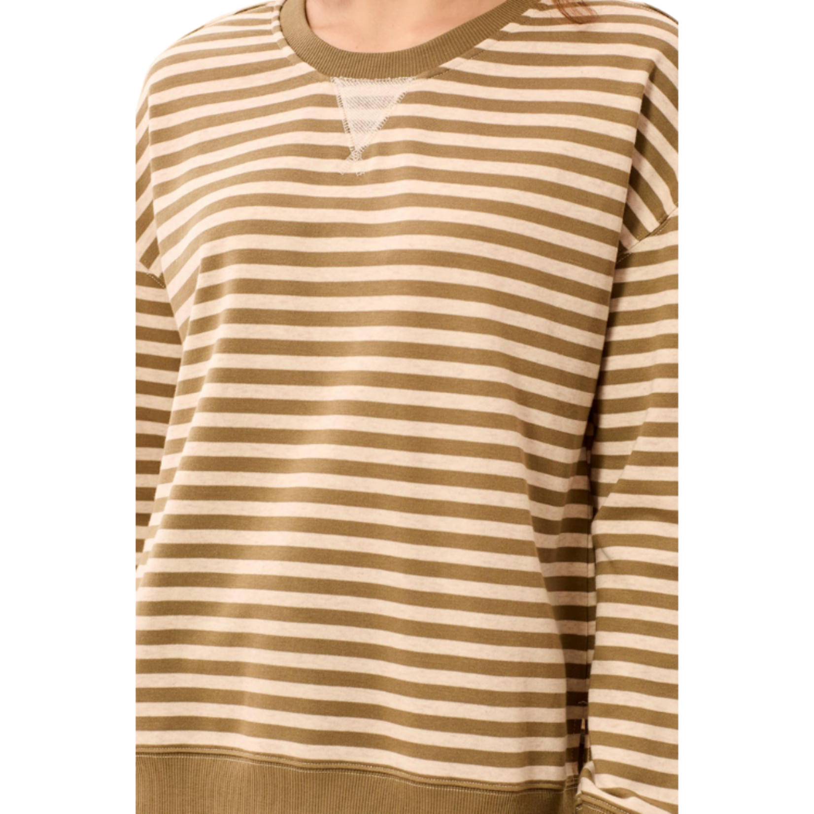 Tribal Tribal - Long Sleeve Crew Neck w/ Combo