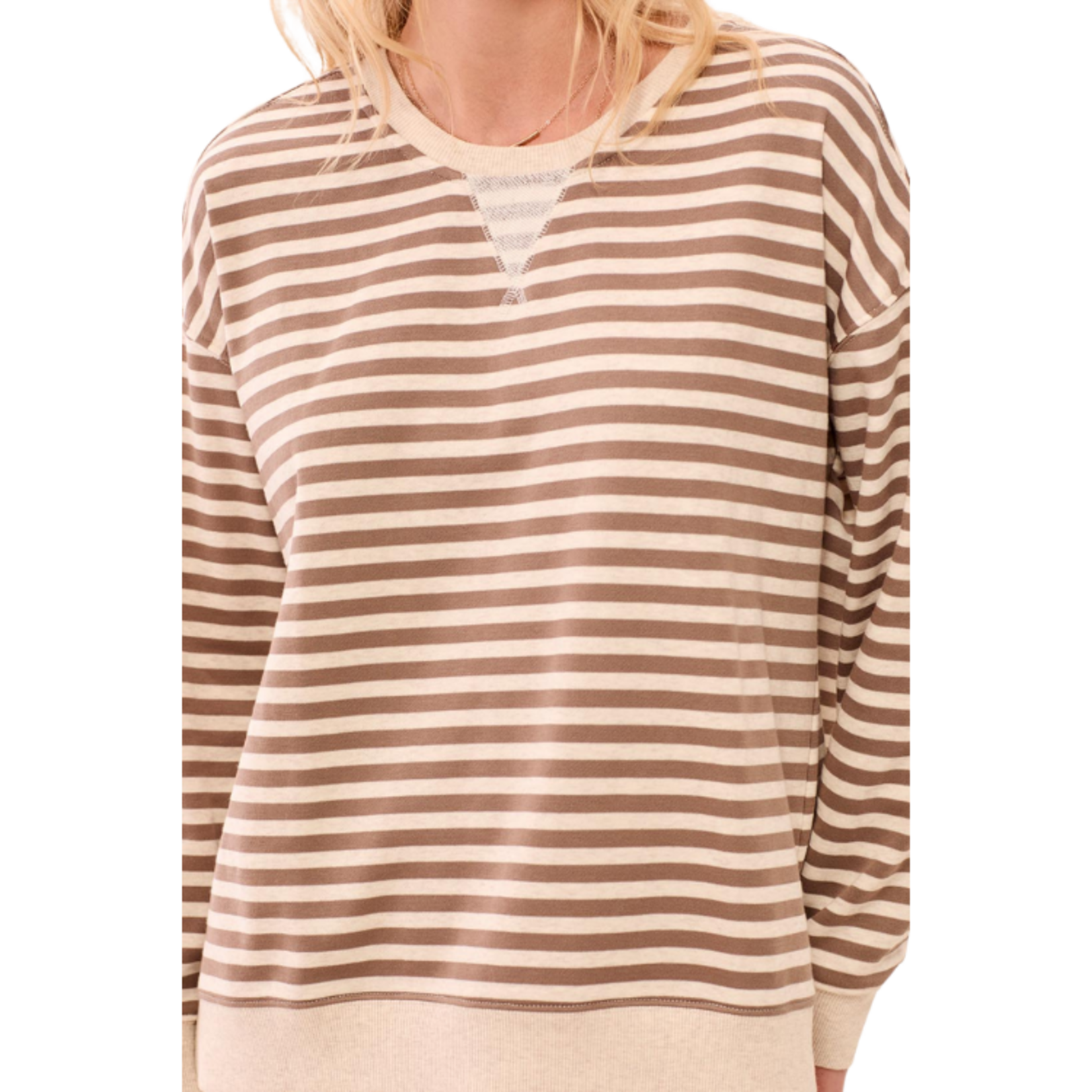 Tribal Tribal - Long Sleeve Crew Neck w/ Combo