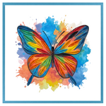Paper Poetry Bright Butterfly (Blank)