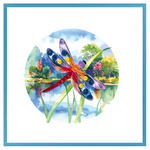 Paper Poetry Dragonfly Pond (Blank)