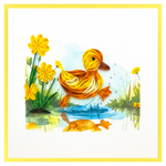 Paper Poetry Yellow Duckling (Blank)