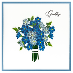 Paper Poetry Blue Bouquet (Goodbye)